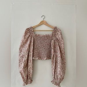 NWT Smocked Prairie Blouse - Size S/M